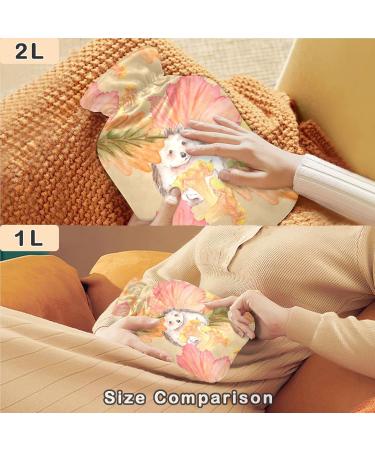 Naanle Ahorn Hedgehorn 2L Hot Water Bottle - Large Transparent Bag for Bed & Pain Relief | Heat & Cold Therapy - Buy Online on GoSupps.com