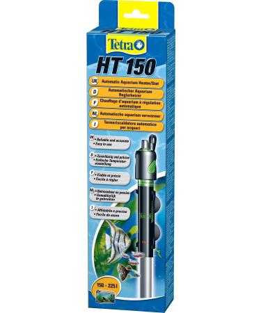 Tetra HT150 Heizer for 150-225 L aquariums - powerful aquarium heaters for covering different power levels with temperature setting button 150 W