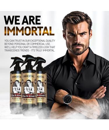 One Million Dollars Cologne 17 oz. After Shave Spray Premier Men's Cologne - Exclusive Barbers - Softens Skin - Refreshes/disinfects and Relieves Face and Skin - Moisturizing Formula After Shaving Fruity Musky - Buy Online on GoSupps.com