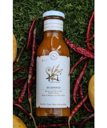 Huapango Mango and Three Chili Pepper Sauce/Salsa/Marinade (420g) - Buy Online on GoSupps.com