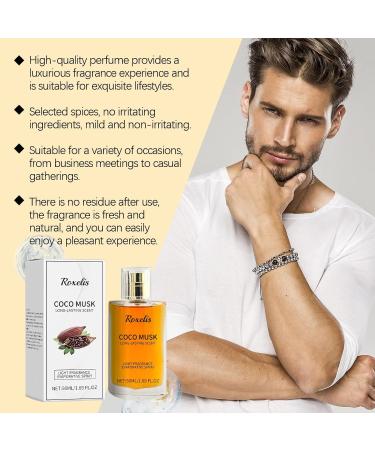 Coco Musk Vanilla Perfume Men Vanilla Musk Perfume With Oil Cologne For Men Coco Musk Arabian Perfume 1.69 Fl.oz - Buy Online on GoSupps.com