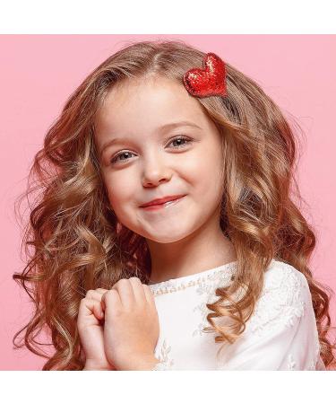 16Pcs Cute Star/Crown/Heart Hair Clips for Girls - Sparkly Metal Snap Hair Pins for Kids, Baby & Women - Buy Online on GoSupps.com