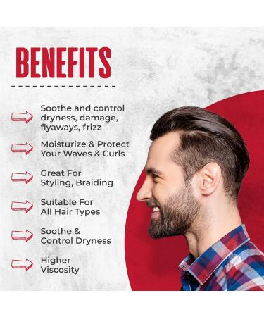 Ricky's Mega Hold Hair Gel - Flake-Free Strong Hold for Curly Frizzy Wavy & Straight Hair - Unisex Styling Gel for All Hair Types - Shop Internationally - Buy Online on GoSupps.com