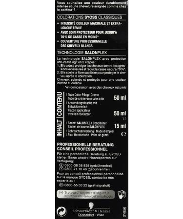 Syoss Hair Color 3 Pack 9-5 Cool Pearl Blonde 3 x 115ml - Buy Online on GoSupps.com