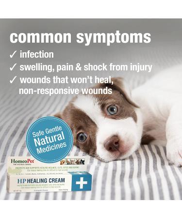 HomeoPet HP Healing Cream 14g - Natural Support for Pet Wound Healing - Buy Online on GoSupps.com