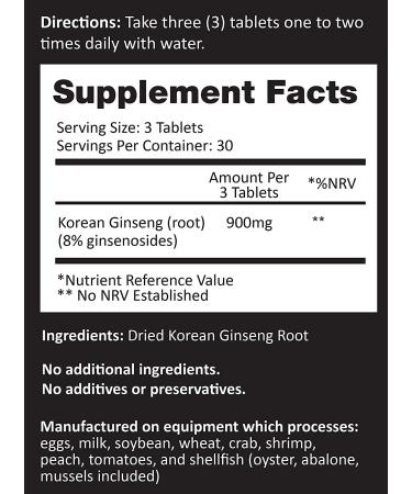 Auragin Korean Red Ginseng Tablets - 100% Authentic 6-Year Roots from Korea - Buy Online on GoSupps.com