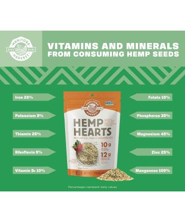Manitoba Harvest Hemp Yeah! Org Protein Blend-Chocolate 454g & Hemp Hearts 454g - Buy Online on GoSupps.com