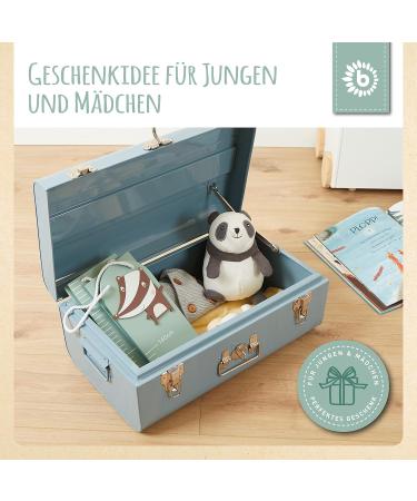 Bieco Kinder Massenlatte Dachs 0.6-1.4m | Holz Wanddeko f r Kinder | Ma band f r M dchen & Jungen | Lattenskalierung aus Holz - Buy Online on GoSupps.com