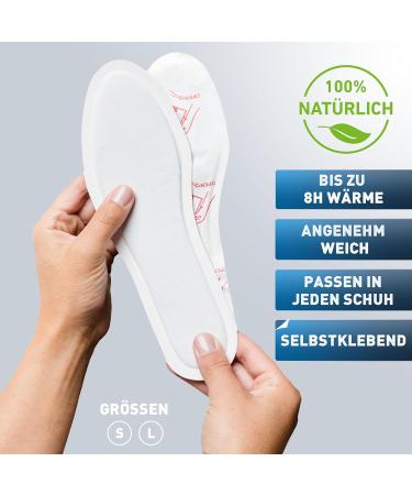 The Heat Company Solen Warmers - Extra Warm Adhesive Foot Warmers - 5 or 30 Pairs - 8 Hours of Heat - Air-Activated Sole Warmers (Sizes 36-40) - Buy Online on GoSupps.com