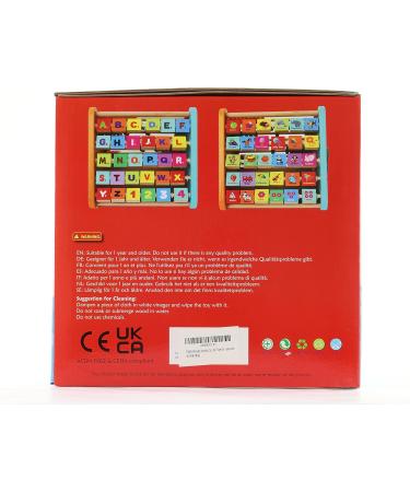 Towo Wooden Toy Motor Play Center - Educational Learning Toys for Toddlers 1 Year | Abacus Letters Numbers & Colors | Perfect Birthday Gift - Buy Online on GoSupps.com