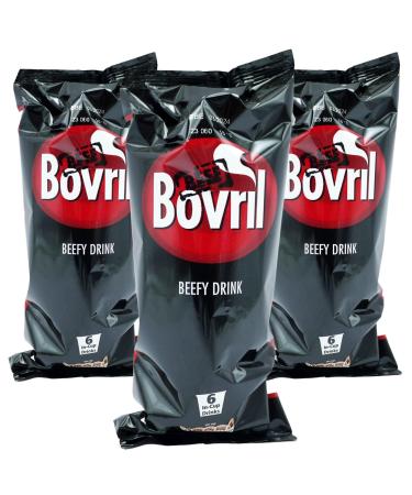 Bovril Bundle of 3 x Bovril Beef Flavoured instant in-cup Drink 6 Pack (18 in-cup drinks) - Buy Online on GoSupps.com
