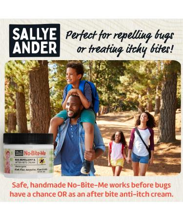 SallyeAnder No Bite Me Bug Repellent 8 oz Jar - Natural Insect Repellent for Outdoor Protection - Buy Online on GoSupps.com