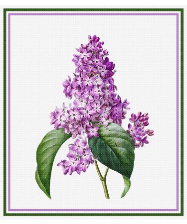 Orenco Originals Lilac Flower by Pierre-Joseph Redoute Counted Cross Stitch Pattern