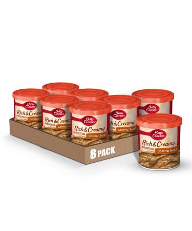 Betty Crocker Gluten Free Rich & Creamy Coconut Pecan Frosting 15.5 oz. (Pack of 8) - Buy Online on GoSupps.com