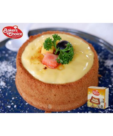 Vanilla Custard Cream Pastry Filling 12 oz. - Perfect Cake Donut and Dessert Topping - Ideal Baking Ingredient for Cakes and Ice Cream - Dairy Kosher by Bakers Choice - Buy Online on GoSupps.com