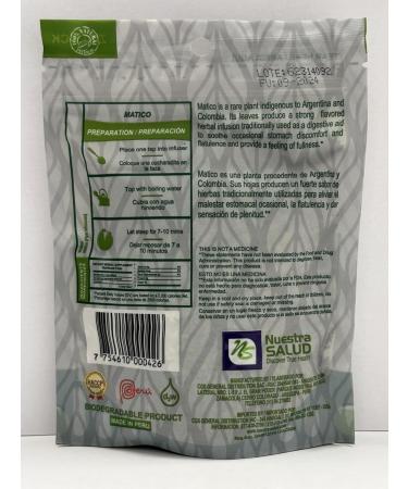 Matico Herbal Tea Leaves - Buy Online on GoSupps.com