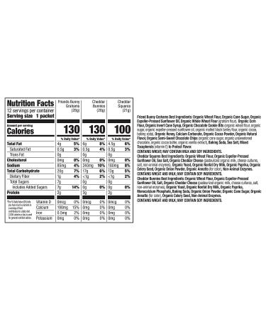 Annie's Cheddar Bunnies & Bunny Grahams Variety Pack - 12 ct | Tasty Organic Snacks - Buy Online on GoSupps.com