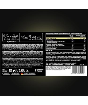 ESN Designer Flavor Powder - Dark Cookie & Salted Caramel 250g | Low Sugar Low Calorie Premium Quality - Made in Germany - Buy Online on GoSupps.com