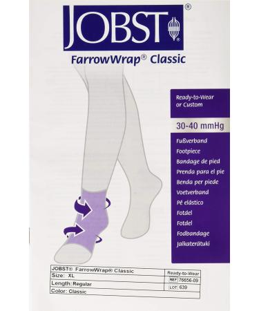 FarrowWrap Classic Footpiece Tan BSN Jobst FarrowMed (Regular X-Large)