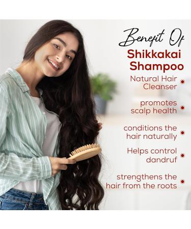 Shikakai Shampoo with Amla Hibiscus Aloe Vera & Neem - 200ml | Best Natural Hair Care | International Shipping - Buy Online on GoSupps.com