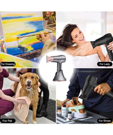 Travel Blow Dryer Cordless Rechargeable Portable Lightweight Hairdryer 3 Speed Hot Wind/Cold Wind Hair Dryer - Buy Online on GoSupps.com