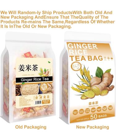 Plant Gift Ginger Rice Tea Bag 8.81oz (5g*50bags) riz brun corce d'orange gingembre Chine pure et naturelle m lange de sant de th th de fleura 250g  - Buy Online on GoSupps.com