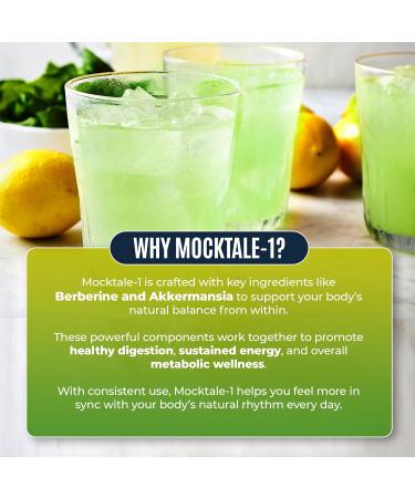 Yesnap MOCKTALE-1 Metabolic Support withBerberine & Akkermansia Chormium CylonCinamon Apple Cider Vinegar-30 PacketsLemon Mint Flavor Non-Alcoholic Cocktail - Buy Online on GoSupps.com