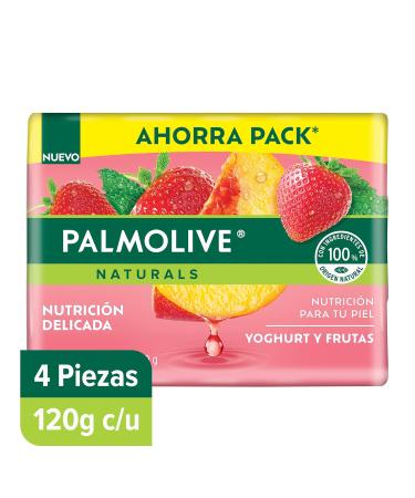 Yoghurt and Bar Fruit Toilet Soap - 150g (4 Pieces) | Nourishing & Refreshing - Buy Online on GoSupps.com