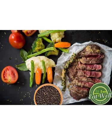 Premium Whole Black Peppercorns 16 oz Resealable Bag - Freshly Packed Pepper Corn for Grinders Refill by Eat Well Premium Foods - Buy Online on GoSupps.com