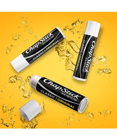 Chapstick Classic Lip Care - 3 Sticks Skin Protectant (0.15 oz each) - Buy Online on GoSupps.com