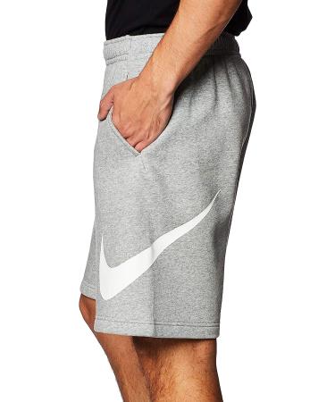 Nike Men's Sportswear Club Basketball Shorts - Dark Grey Heather/White - Size Large - Buy Online on GoSupps.com