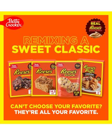 Betty Crocker REESE'S Peanut Butter Coffee Cake Mix with Brown Sugar Streusel Topping 14.2 oz - Buy Online on GoSupps.com