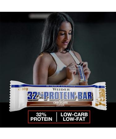 Buy Weider 32% Protein Bars - 60g Mix Box of 24 Chocolate-Coated Protein Bars | Best International Shipping - Buy Online on GoSupps.com