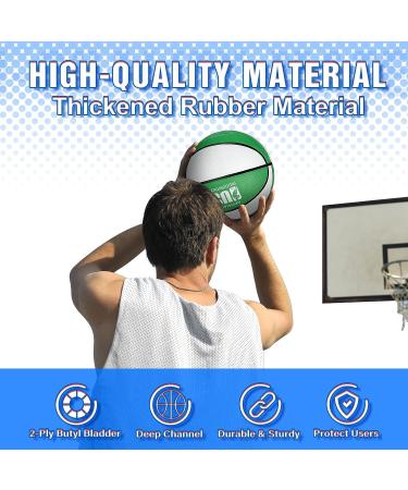 Libima 6-Piece Official Size 5/7 Basketball Set with Pump - Indoor/Outdoor Colorful Rubber Balls for Game, Practice & Training - Kids to Adults - Buy Online on GoSupps.com