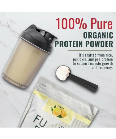 zenbodi Fuel Vegan Protein Powder Lemon - 21g of Protein Each Serving, Delicious Plant-Based Blend for Muscle Growth, Crafted from Pea, with Vegan D3, No Artificial Flavors, Gluten-Free - Buy Online on GoSupps.com