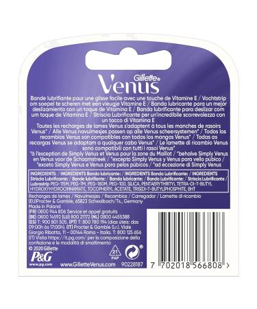Buy Gillette Venus Deluxe Smooth Swirl Recharge X3 Blades for Women - 5 Blades 3 Units | International Shipping Available - Buy Online on GoSupps.com