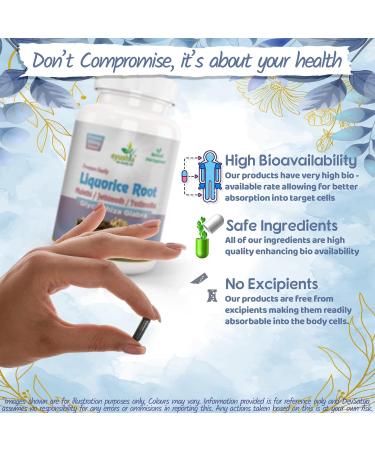 Ayushya Liquorice Root Capsules - 60 Natural Capsules with Yastimadhu, Mulethi, Jethimadh - Buy Online on GoSupps.com