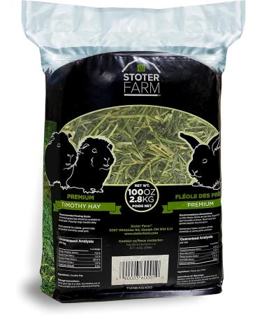 Timothy Hay 6.25 lb. by Stoter Farms 100% Canadian. Hay for Rabbits Guinea Pigs Chinchilla and Other Small Pets 2.83 kg (Pack of 1) - Buy Online on GoSupps.com