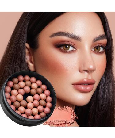 Natural cream blush - Lightweight ball applicator - Face makeup to illuminate under the eyes contour cheeks and face for special occasions - Buy Online on GoSupps.com