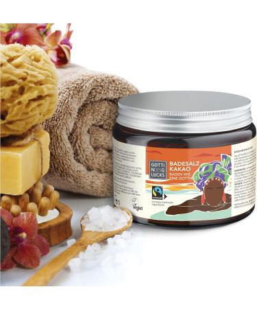 Goddess of Luck Bath Salt - Vegan Fairtrade Bath Crystals in Glass - Natural 450g Bath Additive for Relaxation - Buy Online on GoSupps.com