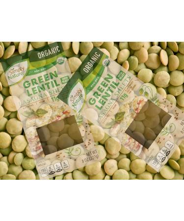 Simply Nature Yellow Lentil Lasagna Sheets Bundle Set - Vegan Organic Plant-Based Pasta, Non GMO Gluten Free, with Reusable Tote - Buy Online on GoSupps.com