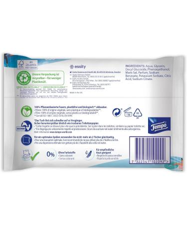 Tempo Moist Toilet Paper - Limited Edition Pampering Moment Dye-Free 16x42 Wipes - International Shipping Available - Buy Online on GoSupps.com