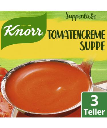 Knorr Tomato Cream Soup - Delicious & Creamy 1 Pack (3 Plates) - International Shipping Available - Buy Online on GoSupps.com
