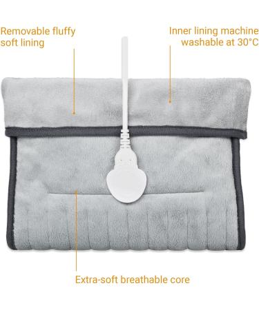Medisana FWS Foot Warmer - Heated Blanket for Feet Fluffy & Washable Auto Switch-Off Overheating Protection Fits Up to Shoe Size 46 - Buy Online on GoSupps.com