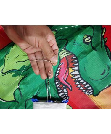 Diamond Kite 2 Pack Dinosaur & Unicorn Eddy Kite Bundle | Beginner Kite Set for Kids | Ideal for Ages 3 & Up | Includes Kite Handle, 60m String, Swivel, & Long Tails | 60x70cm - Buy Online on GoSupps.com