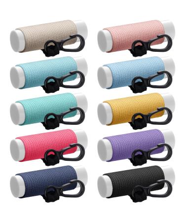 10 Sets Lip Balm with Lip Balm Holder Set Assorted Flavor Lip Balms with Easy Carry Lip Balm Sleeves for Women Gift Ideas Lip Balms Included