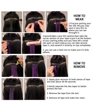 Hotlulana Real Hair Tape Extensions | Balayage Natural Black to Chestnut Brown | 16 Inch 40g | 20 Packs - Invisible Skin Weft - Buy Online on GoSupps.com