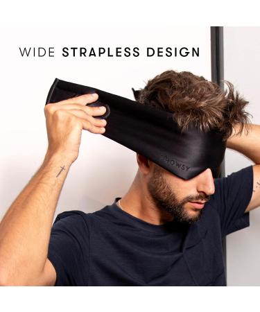 DROWSY Silk Sleep Mask - Luxurious Face-Hugging Cocoon for Total Darkness - Black Jade - Buy Online on GoSupps.com