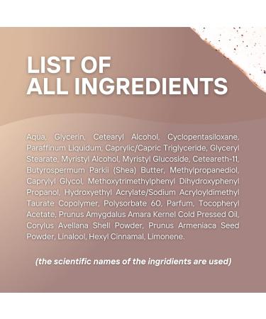 Warm Vanilla & Amber Body Scrub - Soft Peeling with Almond Oil & Vitamin E | 16.9 fl. oz - International Shipping Available - Buy Online on GoSupps.com