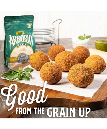 Lundberg Family Farms White Arborio Rice - Rich Flavor, Creamy Texture for Risotto, Rice Pudding & Soups - Pantry Staple, Sustainably Farmed, Gluten-Free, Non-GMO, Vegan, Kosher - 32 oz - Buy Online on GoSupps.com